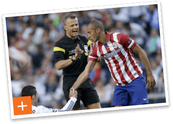 Björn Kuipers tijdens de Championsleague finale