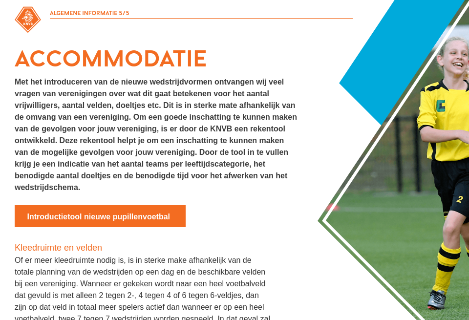 Spelregels 8 tegen 8 Het nieuwe pupillenvoetbal